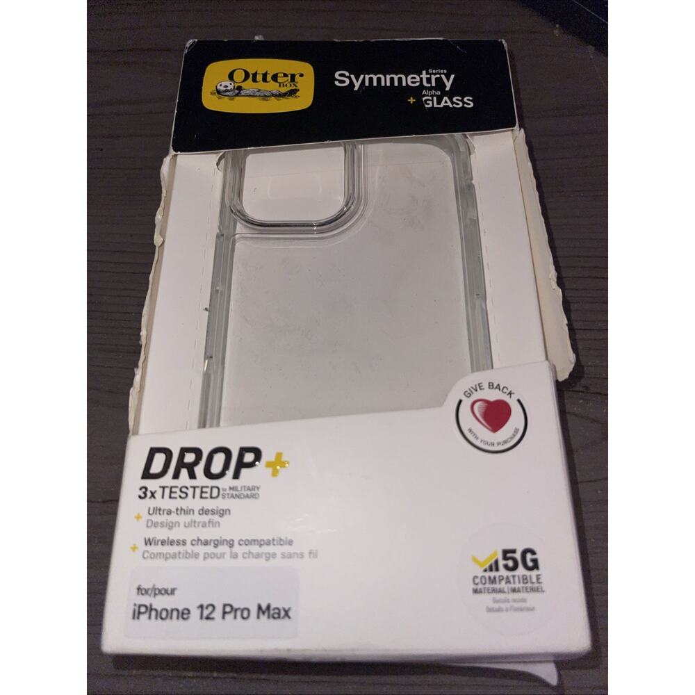 OTTERBOX Symmetry 77-65470 Case for Apple iPhone 12 Pro Max - Clear